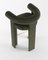 Collector Modern Fully Upholstered Cassette Bar Chair in Bouclé Olive by Alter Ego 4