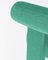 Collector Modern Fully Upholstered Cassette Bar Chair in Bouclé Teal by Alter Ego, Image 3