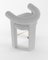 Collector Modern Fully Upholstered Cassette Bar Chair in Bouclé White by Alter Ego 4