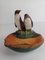 Jugendstil Pinguin Aschenbecher von P. Ipsens Enke, 1920er 1