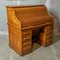 Edwardian Oak Typewriter Roll Top Desk, 1890s, Image 1