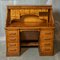 Edwardian Oak Typewriter Roll Top Desk, 1890s 4