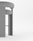 Collector Modern Fully Upholstered Cassette Bar Chair in Bouclé Grey by Alter Ego 3
