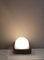 Deutsche Vintage Deckenlampe mit braunem Kunststoffrahmen und opakem weißem Glas von Robert Zimmermann, 1980er 3