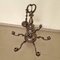 Antique Brass Chandelier with Six Bulbs 4