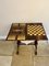 Antique Victorian Burr Walnut Inlaid Floral Marquetry Games Table, 1850 4