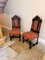 Antique Carved Oak Dining Chairs, 1880, Set of 4 6