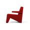 Cubic Armchair in Red by Moca 1