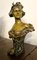 Alfred Jean Foretay, Art Nouveau Bust, 1900, Bronze 9