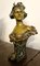 Alfred Jean Foretay, Art Nouveau Bust, 1900, Bronze, Image 9