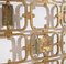 Double Bed in Brass with Lacquered Tiles by Osvaldo Borsani for Tecno Varedo, 1950s 3