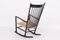 Danish Rocking Chair and Footstool J16 by Hans J. Wegner for Fdb, 1940s, Set of 2, Image 12