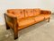 Mid-Century Scandinavian Rosewood and Leather Sofa, 1960s 16