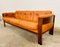 Mid-Century Scandinavian Rosewood and Leather Sofa, 1960s, Image 10