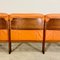 Mid-Century Scandinavian Rosewood and Leather Sofa, 1960s, Image 4