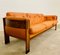 Mid-Century Scandinavian Rosewood and Leather Sofa, 1960s 14