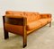 Mid-Century Scandinavian Rosewood and Leather Sofa, 1960s, Image 14