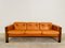 Mid-Century Scandinavian Rosewood and Leather Sofa, 1960s, Image 1