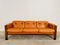 Skandinavisches Mid-Century Sofa aus Palisander & Leder, 1960er 1