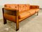 Mid-Century Scandinavian Rosewood and Leather Sofa, 1960s, Image 15