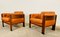 Vintage Scandinavian Rosewood and Leather Lounge Chairs, 1960s, Set of 2, Image 20
