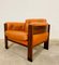 Vintage Scandinavian Rosewood and Leather Lounge Chairs, 1960s, Set of 2, Image 9