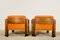 Vintage Scandinavian Rosewood and Leather Lounge Chairs, 1960s, Set of 2 2