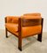 Vintage Scandinavian Rosewood and Leather Lounge Chairs, 1960s, Set of 2 10