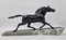 Gonez, Art Deco Galloping Horse, 1920s, Metal Sculpture 3