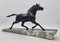 Gonez, Cavallo al galoppo Art Deco, anni '20, Scultura in metallo, Immagine 4