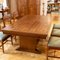 Large Art Nouveau Extension Table in Oak 5