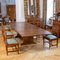 Large Art Nouveau Extension Table in Oak 8