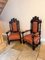 Antique Carved Oak Chairs, 1880, Set of 2 10