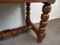 Brutalist Desk in Walnut in the style of Dudouyt, 1930s 9