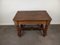 Brutalist Desk in Walnut in the style of Dudouyt, 1930s 16