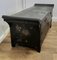 Black Lacquer Chinoiserie Low Cabinet 7