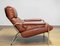 Scandinavian Modern Tubular Chrome and Brown Leather Lounge Chair, 1960s 14