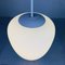 Vintage School Hanging Lamp with White Opaline Glass Shade, 1950s, Image 16