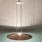 Copper and Enamelled Iron Ceiling Light, Italy, 1980s 2
