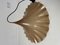 Large Fibreglass Pedant Light with Pleated Edging, 1970s 4