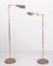 Brass Folding Arm Floor Lamps, Germany, 1970s, Set of 2 1