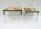 Chrome & Onyx Side Tables from Marindo Blad, 1950s, Set of 2, Image 1