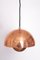 Copper Flower Pot Pendant Lamps by Verner Panton, 1980s, Set of 3 2
