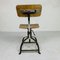 Chaise de Bureau Industrielle, 1950s 5