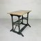 Garden Table with Marble Top on Singer Cast Iron Frame, 1950s, Image 12