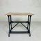 Garden Table with Marble Top on Singer Cast Iron Frame, 1950s, Image 10