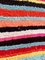 Moroccan Handwoven Colorful Striped Boucherouite Berber Rug, 1980s, Image 5