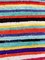 Alfombra bereber Boucherouite marroquí tejida a mano de rayas de colores, años 80, Imagen 4