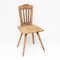 Rustic Softwood Chairs, 1800s, Set of 2, Image 3