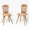 Rustic Softwood Chairs, 1800s, Set of 2 1